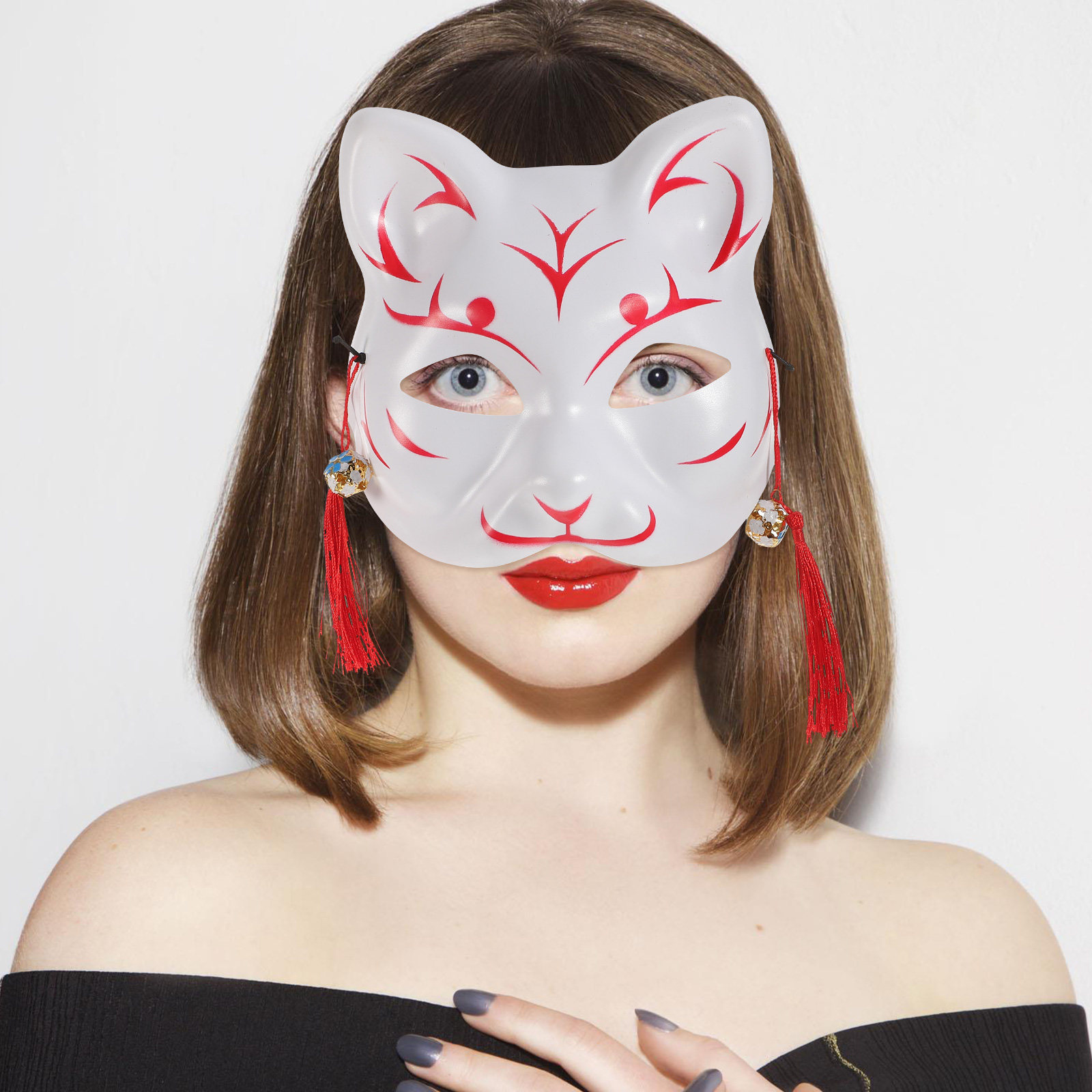 Japanese Style Cat Mask Anime  - огляд і ціна Kids Face Mask