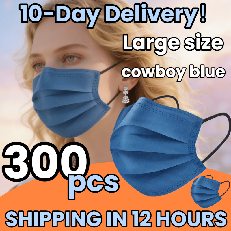 Fast Delivery! 300Pcs Thickene - огляд і ціна Disposable Mask Blue
