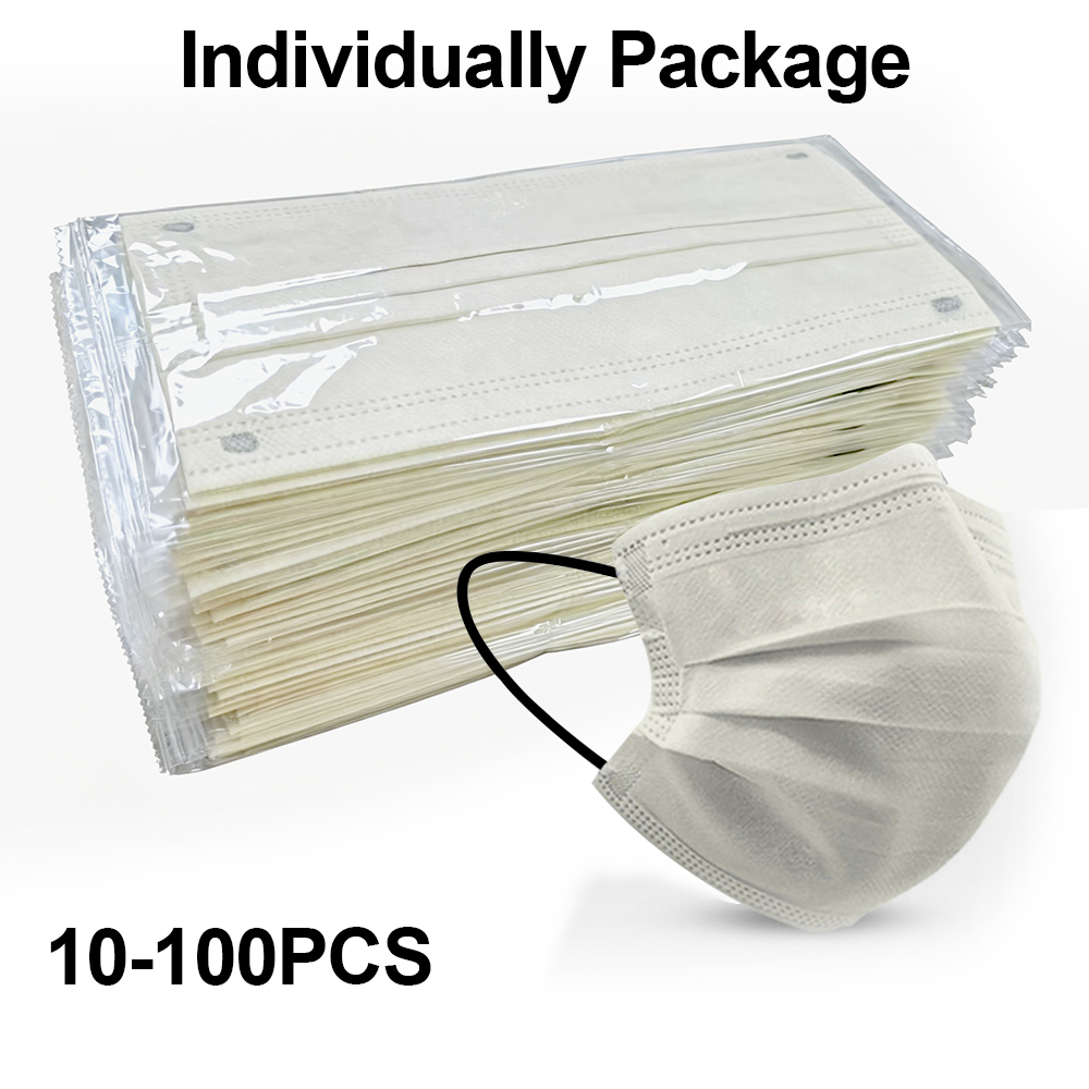 10-100pcs Disposable Adults in - огляд і ціна Disposable Mask Blue