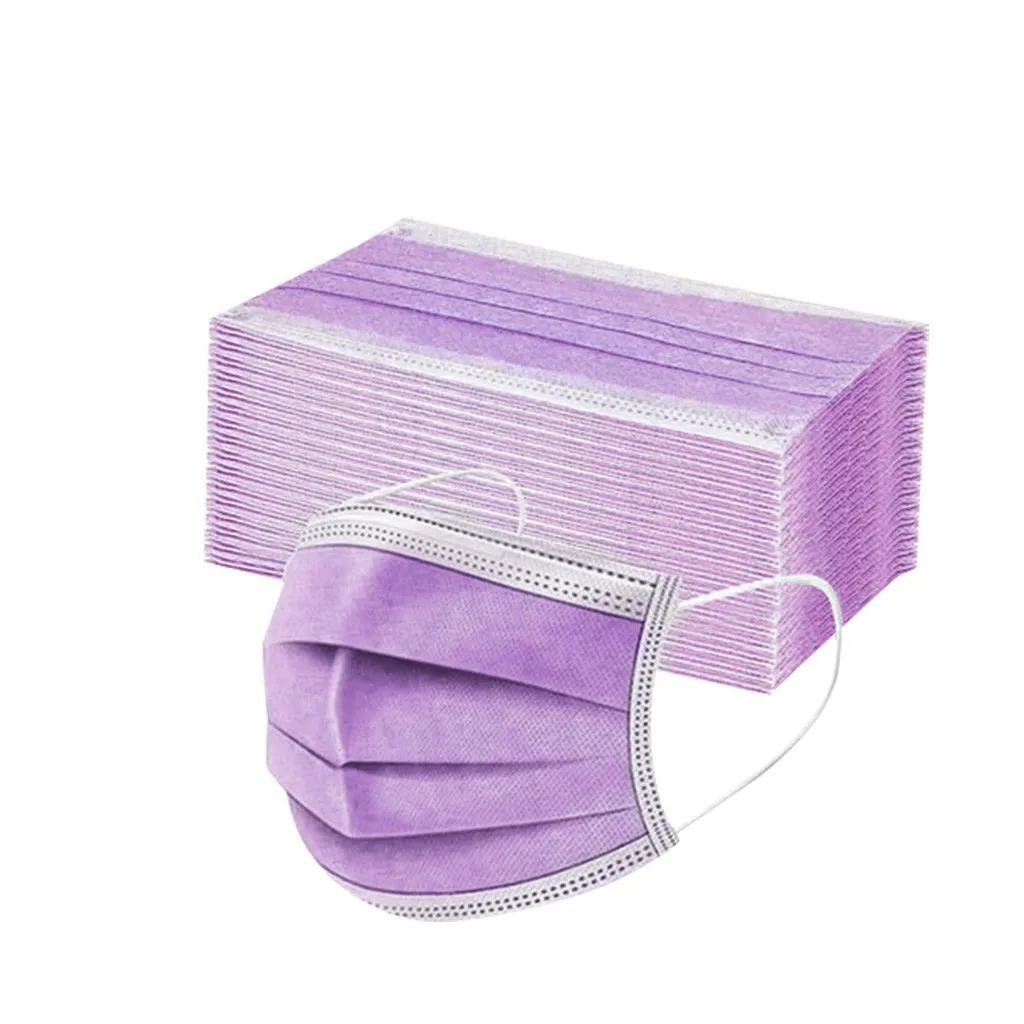 50PCS Women Man Solid Mask Dis - огляд і ціна Disposable Surgical Mask