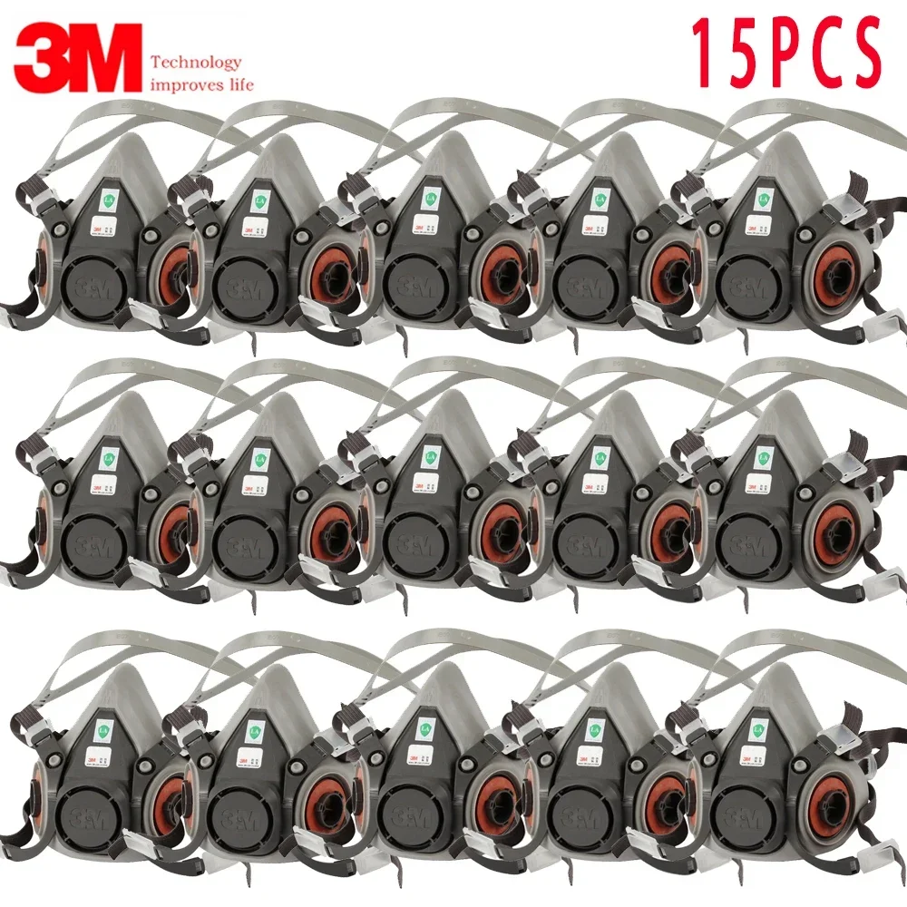 15p 3M 6200 Gas Mask for Spray - огляд і ціна Dust Mask Construction