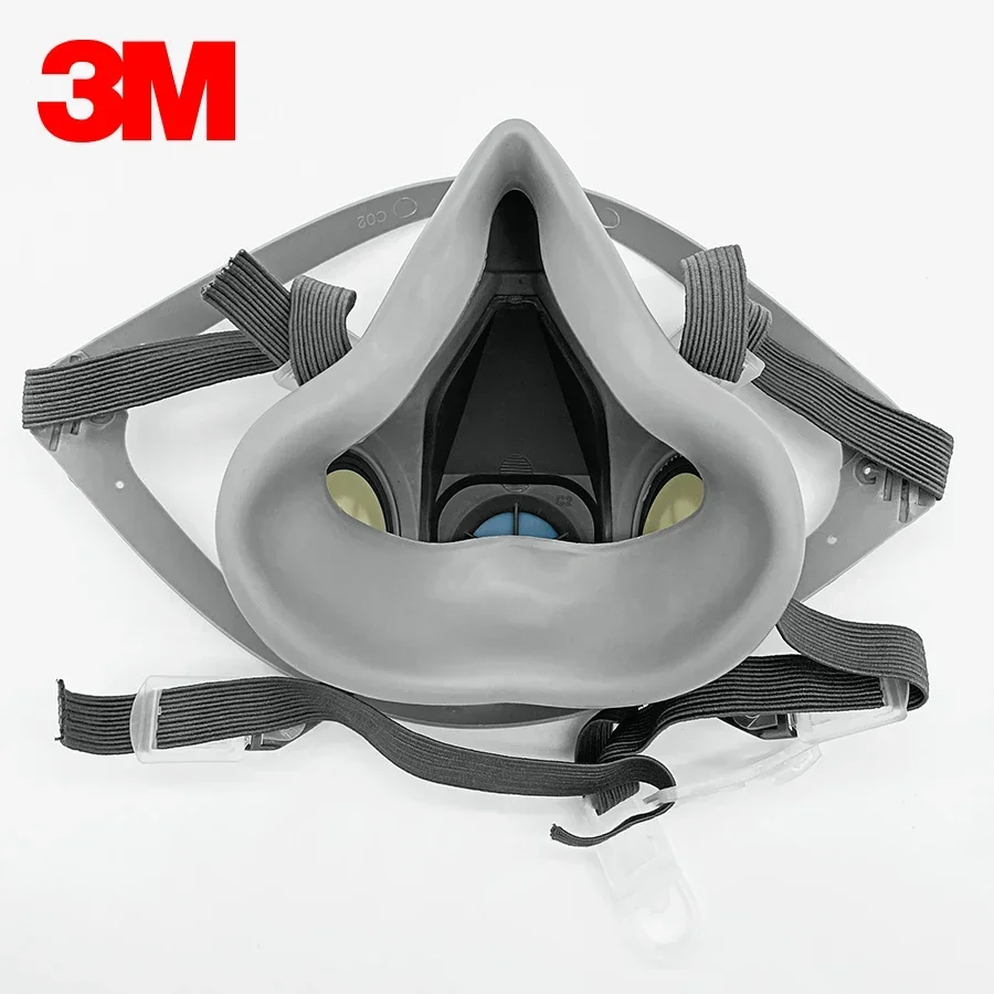 15p 3M 6200 Gas Mask for Spray - огляд і ціна Dust Mask Construction