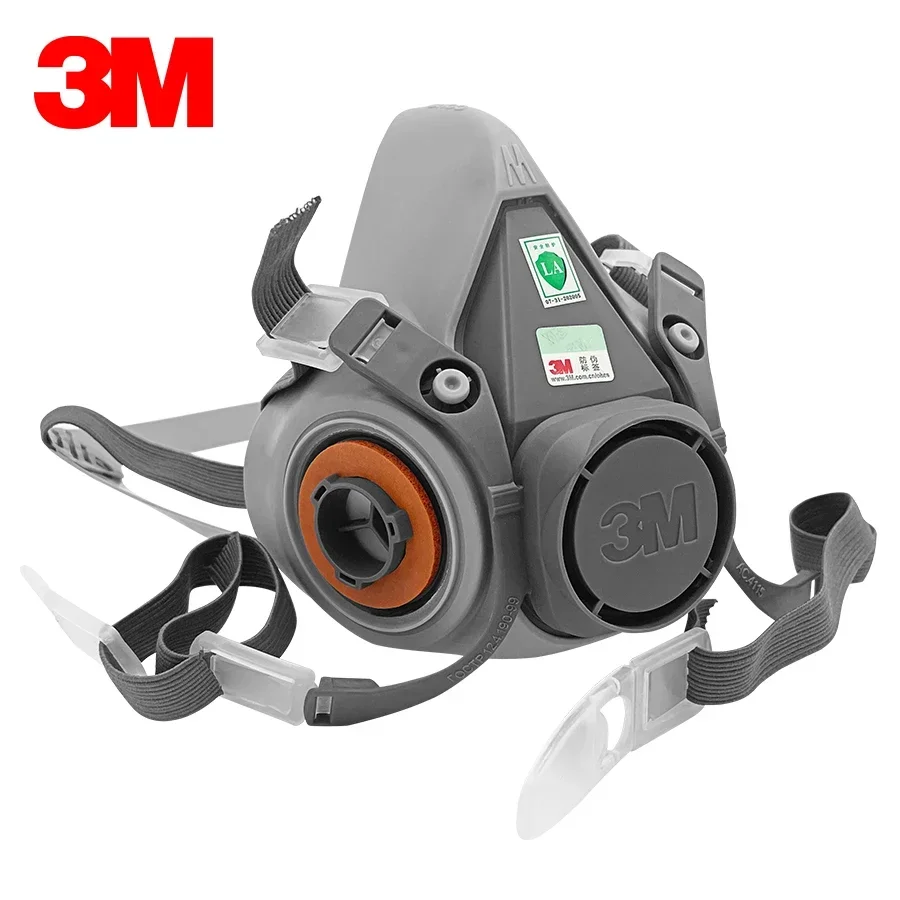 15p 3M 6200 Gas Mask for Spray - огляд і ціна Dust Mask Construction