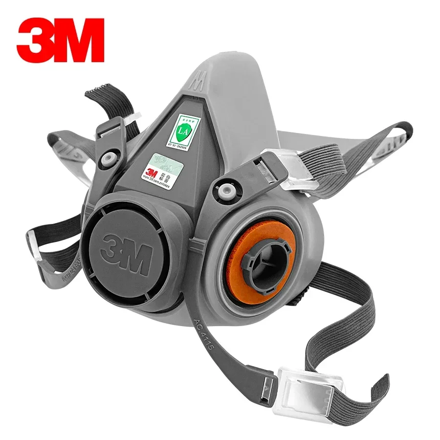 15p 3M 6200 Gas Mask for Spray - огляд і ціна Dust Mask Construction