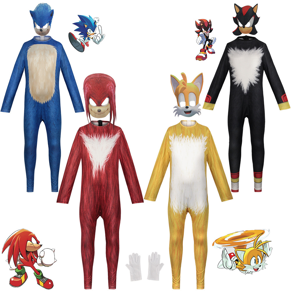 Anime Game Sonic Blue Red Blac - огляд і ціна Black Face Mask Pack