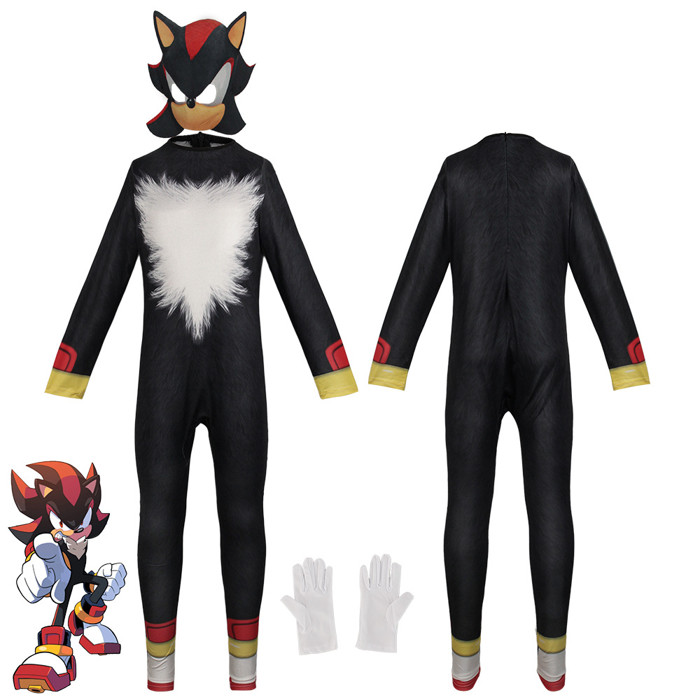 Anime Game Sonic Blue Red Blac - огляд і ціна Black Face Mask Pack