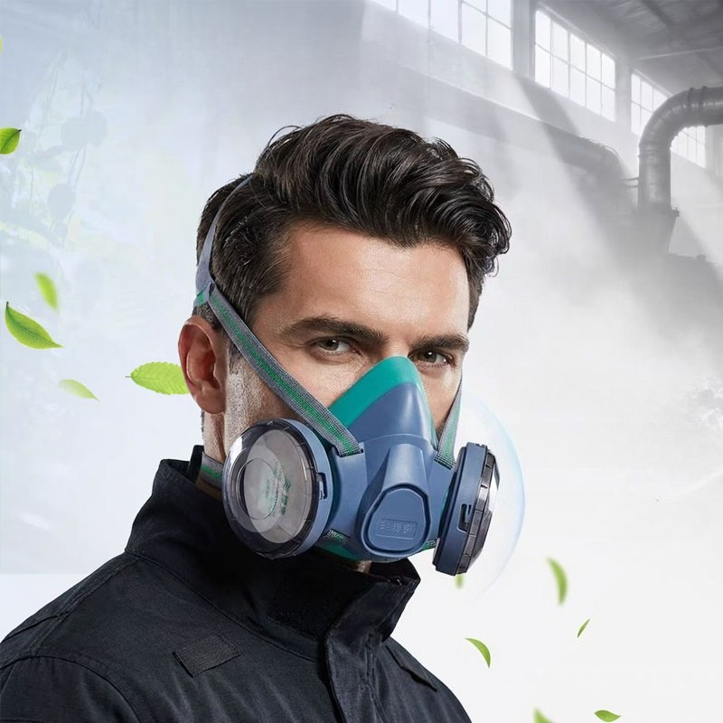 Dual Filter Silicone Half Face - огляд і ціна Respirator Half Face