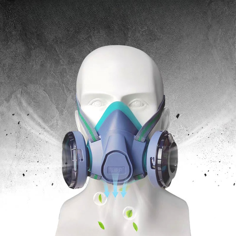 Dual Filter Silicone Half Face - огляд і ціна Respirator Half Face
