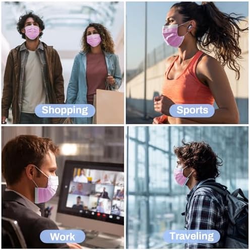 Great Value Pack! Pink Disposa - огляд і ціна Disposable Surgical Mask